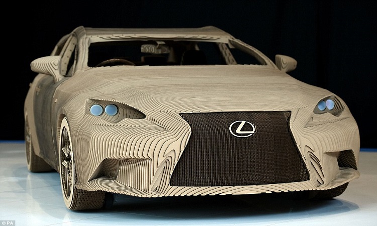 Δείτε το πρώτο αυτοκίνητο από... χαρτόνι που κατασκεύασε η Lexus-Μπορείτε να το οδηγήσετε! (ΕΙΚΟΝΕΣ-ΒΙΝΤΕΟ)