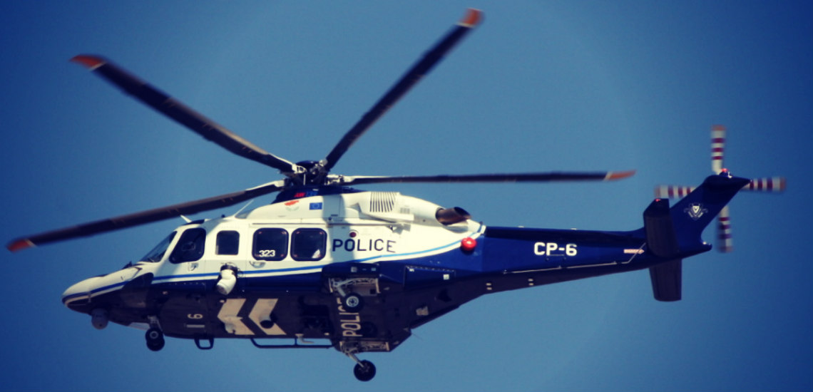 ΛΑΡΝΑΚΑ: Πτήση ρουτίνας από ελικόπτερο της Αστυνομίας εντόπισε αναποδογυρισμένο όχημα