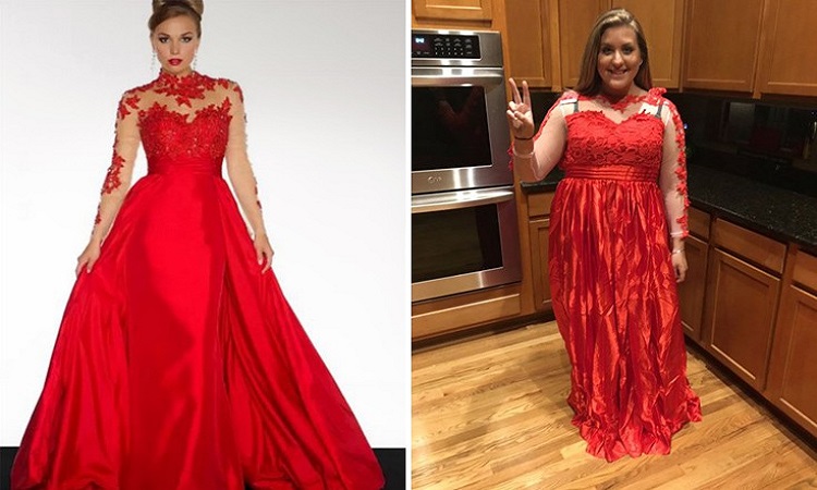 Παρήγγειλε στο διαδίκτυο αυτό το κόκκινο φόρεμα και παρέλαβε μια… παραλλαγή