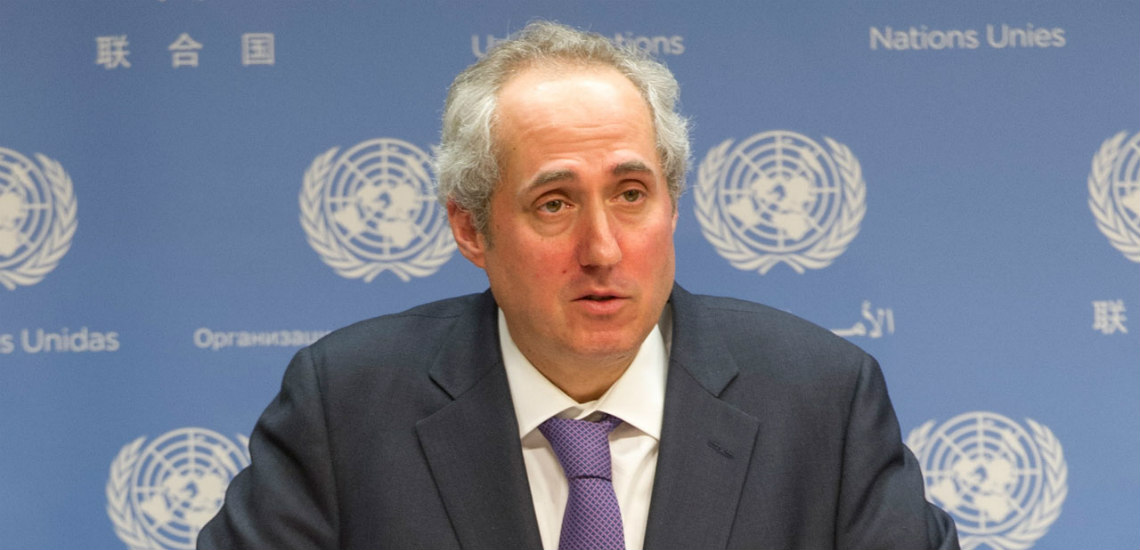 S.Dujarric:«Έχει ενημερωθεί για τα πολιτικά ζητήματα του Κυπριακού ο νέος Γενικός Γραμματέας του ΟΗΕ»