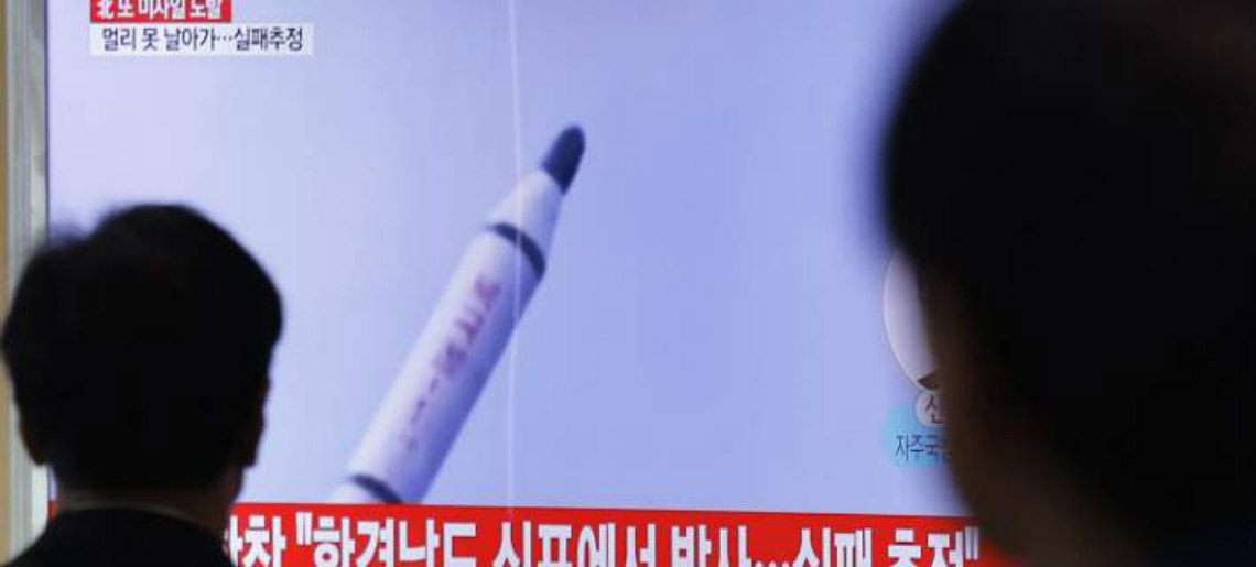 Αποτυχημένη εκτόξευση πυραύλου απο την Β.Κορέα - Αγωνία για την απάντηση Τραμπ στην πρόκληση του Κιμ Γιονγκ Ουν