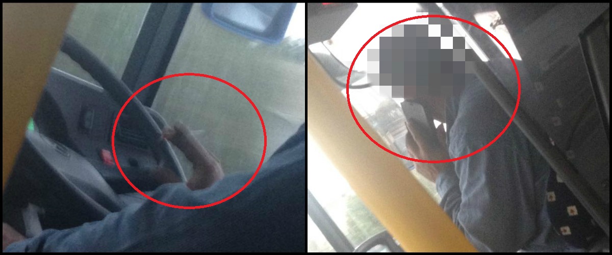 ΚΥΠΡΟΣ 2015: Οδηγός λεωφορείου με τσιγαράκι, κινητό και sms... απολαμβάνει την κούρσα του! - ΦΩΤΟΓΡΑΦΙΕΣ