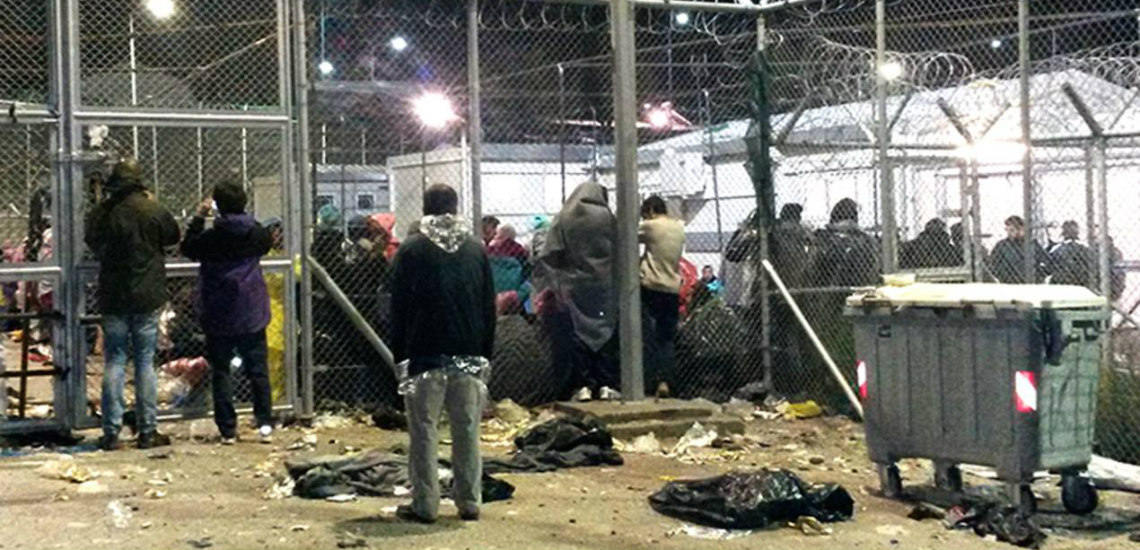 Μαχαιρώματα μεταξύ μεταναστών στον καταυλισμό της Σούδας στη Χίο
