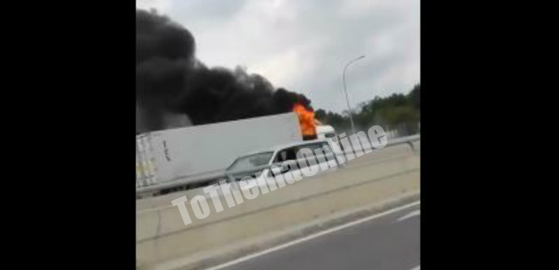 ΛΕΜΕΣΟΣ: Φωτιά σε νταλίκα στον αυτοκινητόδρομο – Επί ποδός Πυροσβεστική και Αστυνομία - VIDEO