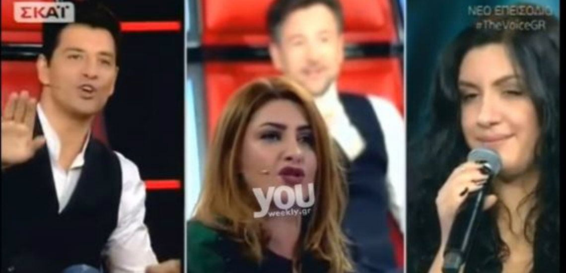 Τα είδαμε όλα στο «The Voice»! Γονάτισε μπροστά στη διαγωνιζόμενη η Έλενα Παπαρίζου και την παρακαλούσε! - VIDEO