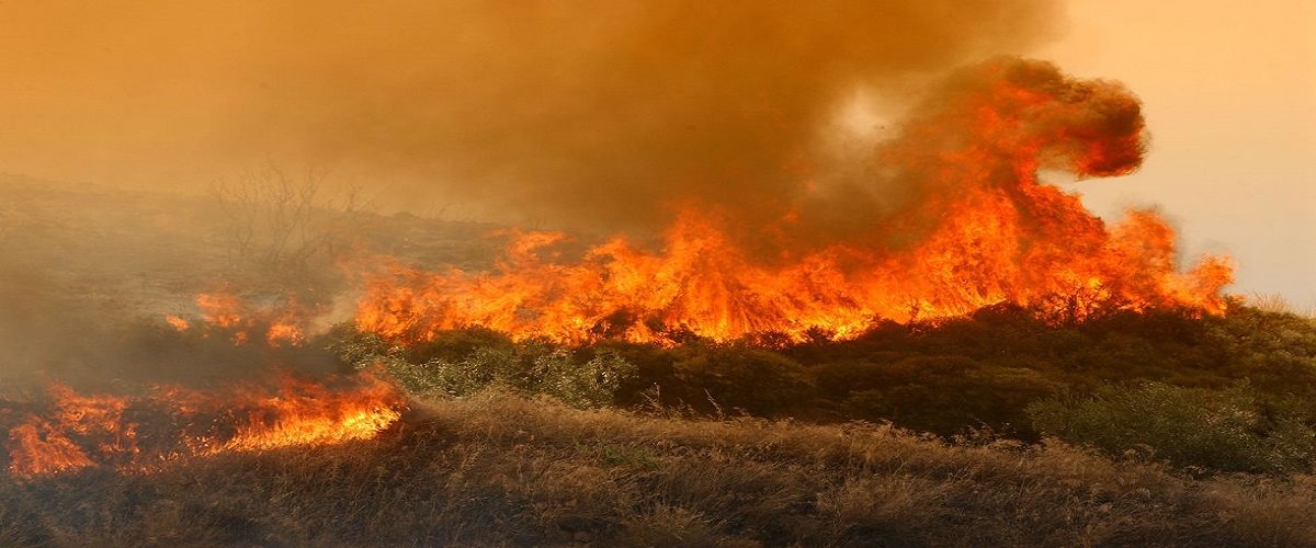 Εκτός ελέγχου μεγάλη Πυρκαγιά στη Λεμεσό  - Επί ποδός η Πυροσβεστική