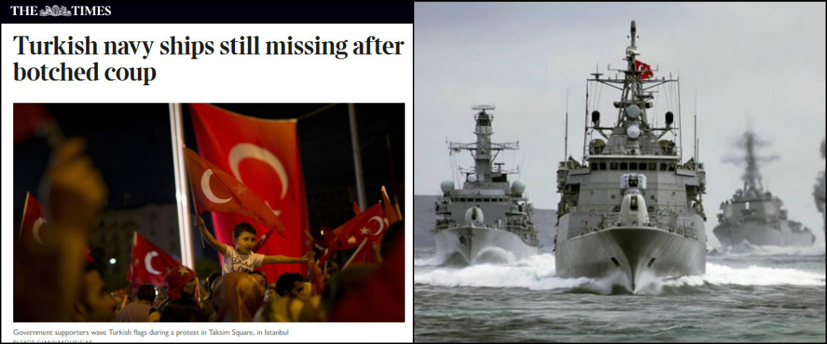 Times: «Αγνοούνται» 14 τουρκικά πολεμικά πλοία - Ίσως κατευθύνονται προς Ελλάδα