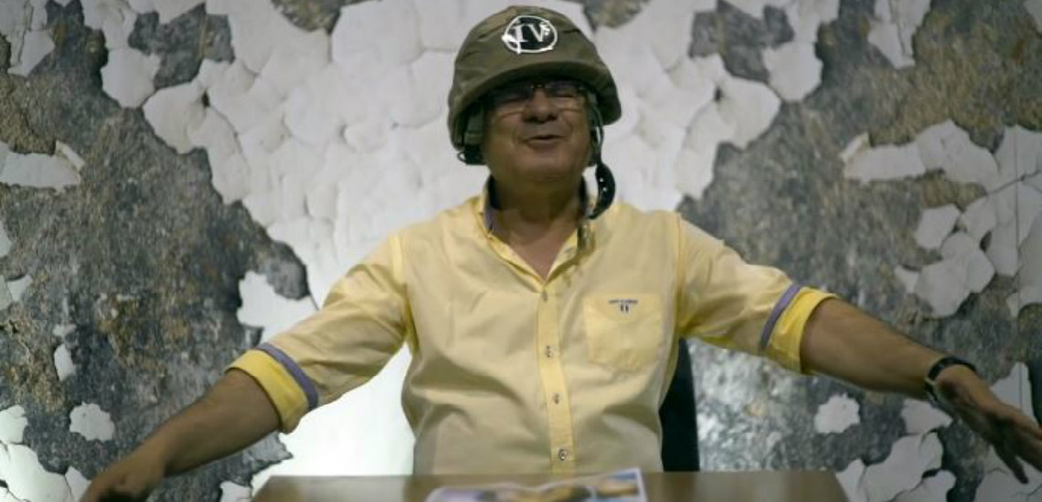 Επικό! Ο Αντρέας Πογιατζής με στρατιωτικό κράνος σε διαφήμιση του Guaba «Παρετάτε μας, εβαρέθηκα» VIDEO