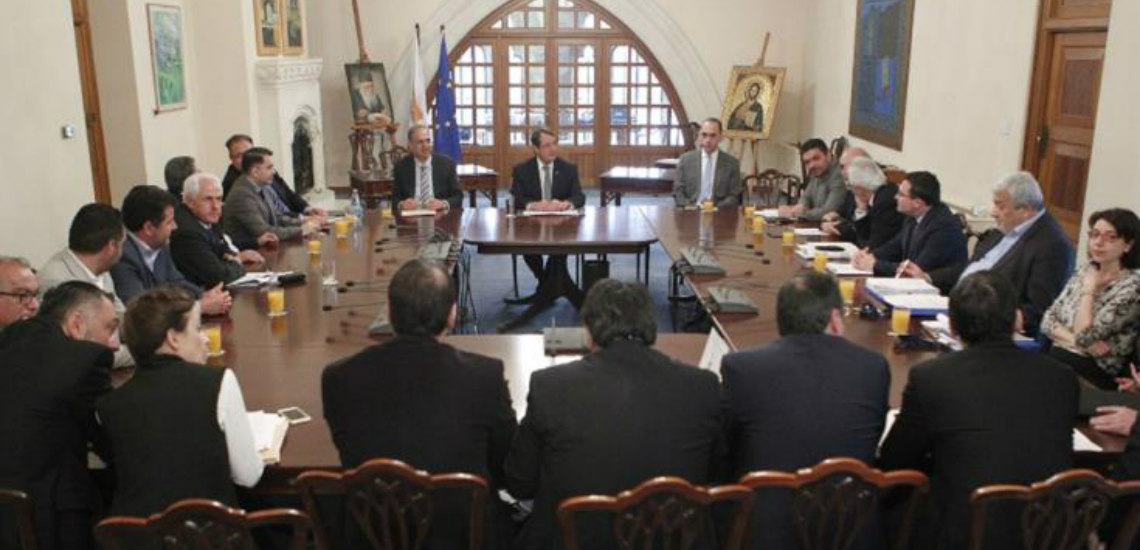 Η υλοποίηση της κατασκευής γηπέδου στη Λεμεσό συζητήθηκε σε σύσκεψη στο Προεδρικό Μέγαρο