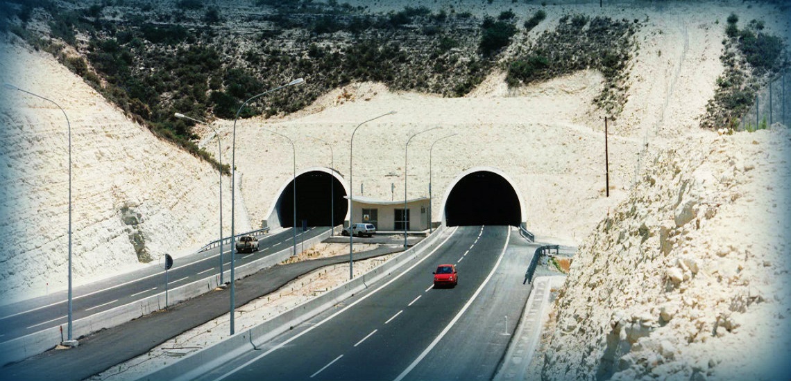 Αυτοκινητόδρομος Πάφος – Λεμεσού: Κλειστές και οι δυο δεξιές λωρίδες της σήραγγας