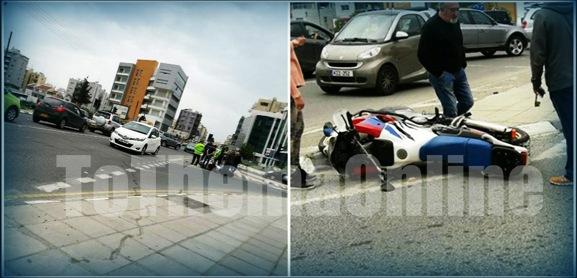 ΑΓΙΟΣ ΑΘΑΝΑΣΙΟΣ: Τροχαίο ατύχημα με μοτοσικλετιστή - Είχε Άγιο! ΦΩΤΟΓΡΑΦΙΕΣ