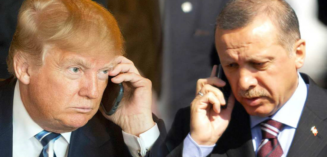 Λακωνική δήλωση του Λευκού Οίκου για τη συνομιλία Τραμπ - Ερντογάν: «Aμερικανική υποστήριξη προς την Τουρκία»