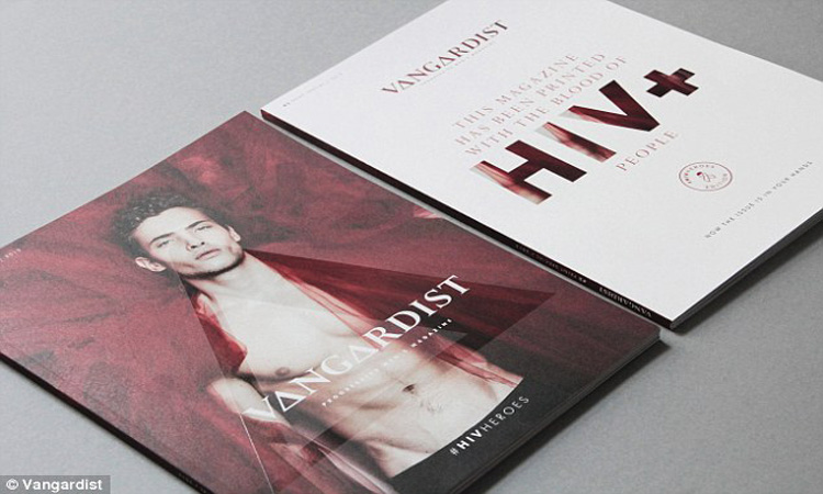 Αυτό δεν έχει ξαναγίνει! Τύπωσαν περιοδικό με μελάνι από αίμα ασθενών με AIDS στη Γερμάνια