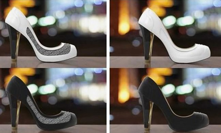 «Χαμαιλέων» γόβες - Θα έχετε πολλά ζευγάρια παπούτσια αγοράζοντας μόνο ένα...(BINTEO)