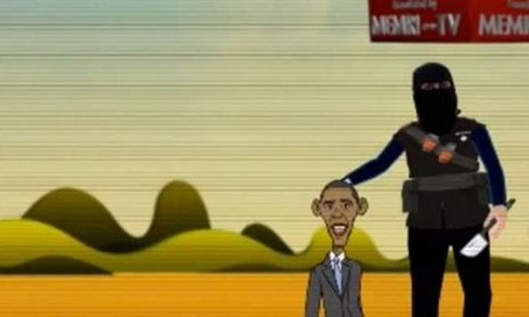 Τζιχαντιστές «αποκεφαλίζουν» τον Ομπάμα σε βίντεο - Τον αποκαλούν το μουλάρι των Εβραίων (video)