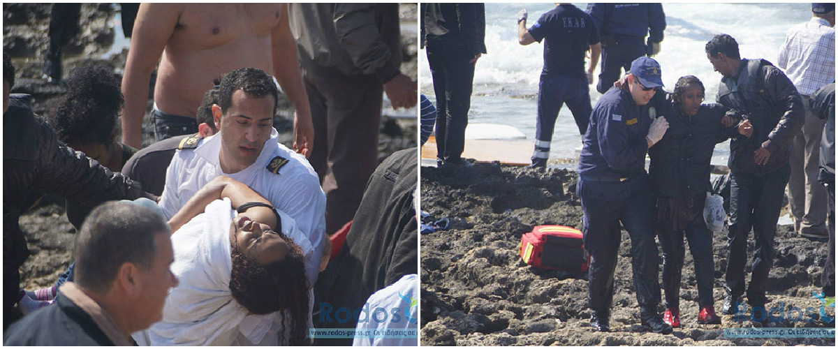 Τραγωδία στη Ρόδο:Πλοίο με δεκάδες μετανάστες κτύπησε σε βράχους - Τρεις νεκροί και δεκάδες τραυματίες - Σοκαριστικές εικόνες