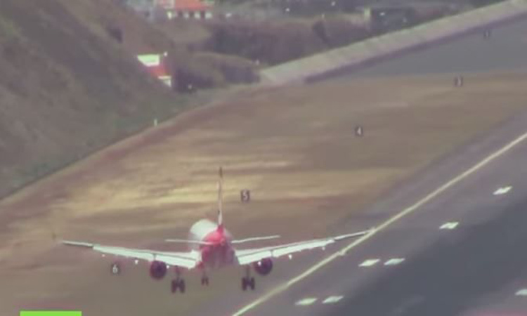 Με αυτή την προσγείωση δεν ήθελε κανένας να βρίσκεται στην πτήση αυτή (Βίντεο)