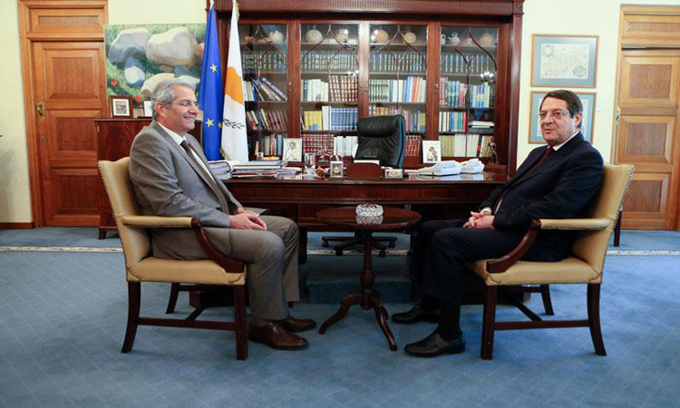 Τα είπαν στο προεδρικό για το Κυπριακό Νίκος Αναστασιάδης και 'Αντρος Κυπριανού