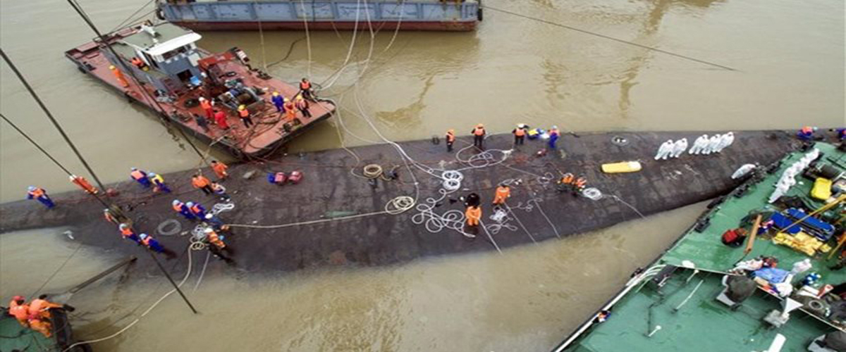 Κίνα: Στους 396 έφτασαν οι νεκροί από τη βύθιση κρουαζιερόπλοιου