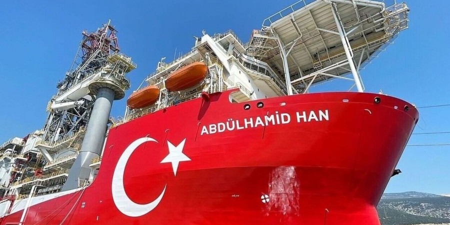 Ξεκίνησε τη γεώτρηση το τουρκικό γεωτρύπανο «Αμπντουλχαμίντ Χαν»