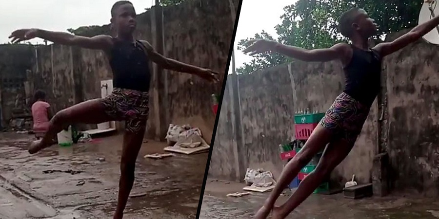 ΝΙΓΗΡΙΑ: Εντεκάχρονος χορεύει ξυπόλυτος στη βροχή και κερδίζει υποτροφία στη Νέα Υόρκη - VIDEO