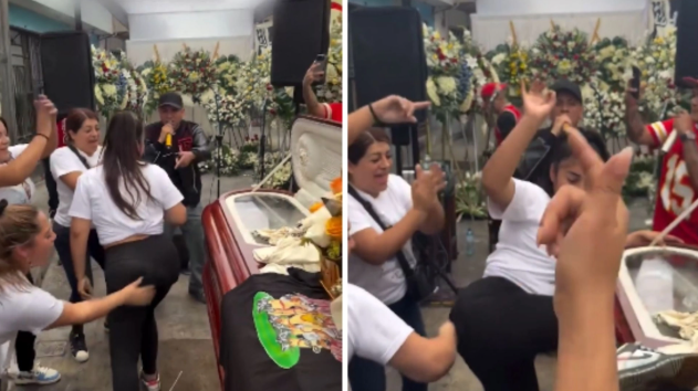 Viral η χήρα στο Μεξικό: Ξεσάλωσε με twerking πάνω στο φέρετρο του συζύγου της - Δείτε βίντεο