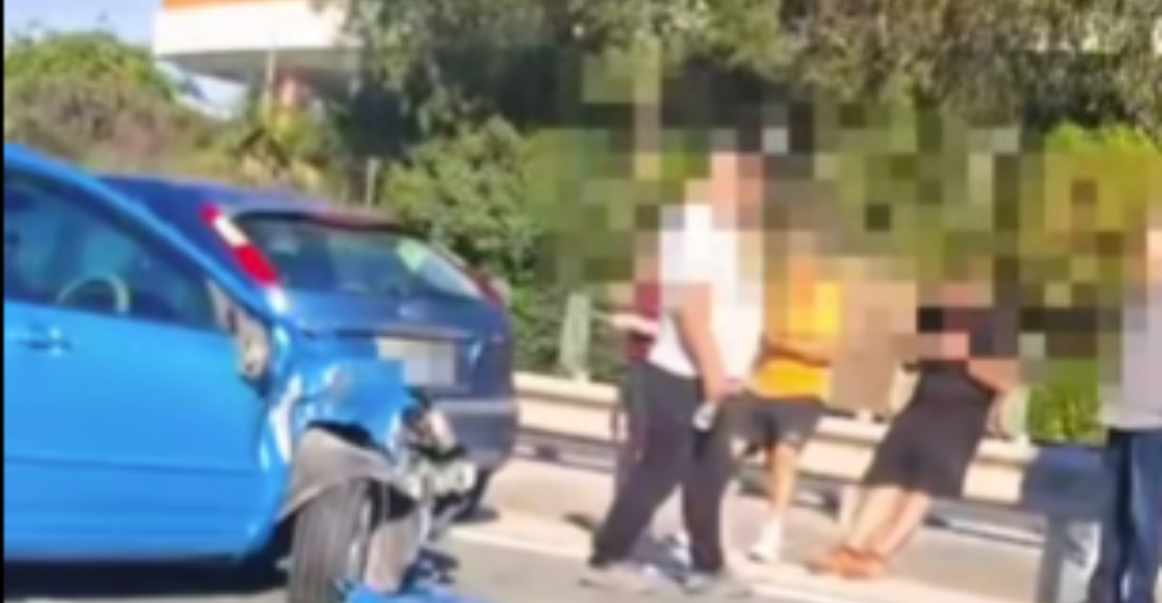 Τροχαίο μπλόκαρε την είσοδο της πρωτεύουσας - Βίντεο