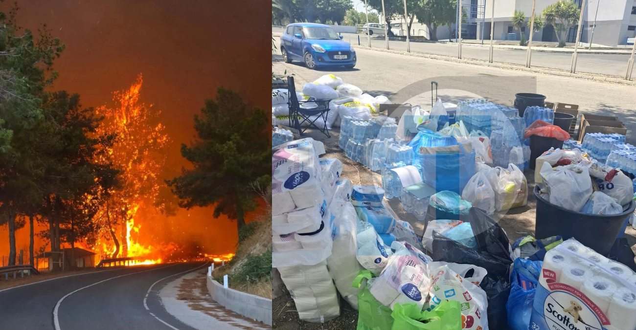 Εθελοντές συγκεντρώνουν βοήθεια για τους πυρόπληκτους – Ο Ερυθρός Σταυρός «γύρισε την πλάτη»– Έκκληση για φορτηγά μεταφοράς