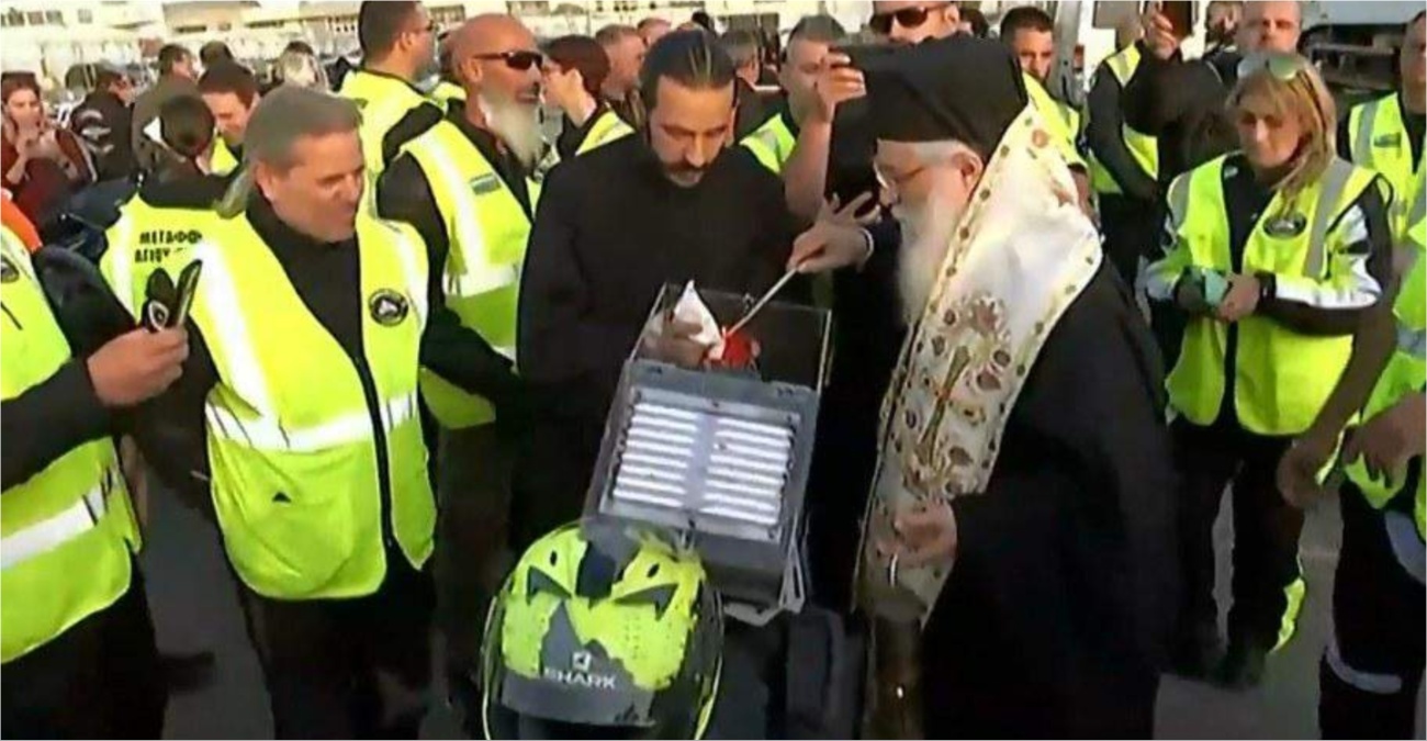 Πάνω σε δύο τροχούς το Άγιο Φως: Η πιο συγκινητική πομπή στην Κύπρο για 10η χρονιά