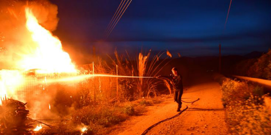 ΕΠ. ΠΑΦΟΥ: Κακόβουλα τέθηκε η πυρκαγιά στη Γαλαταριά