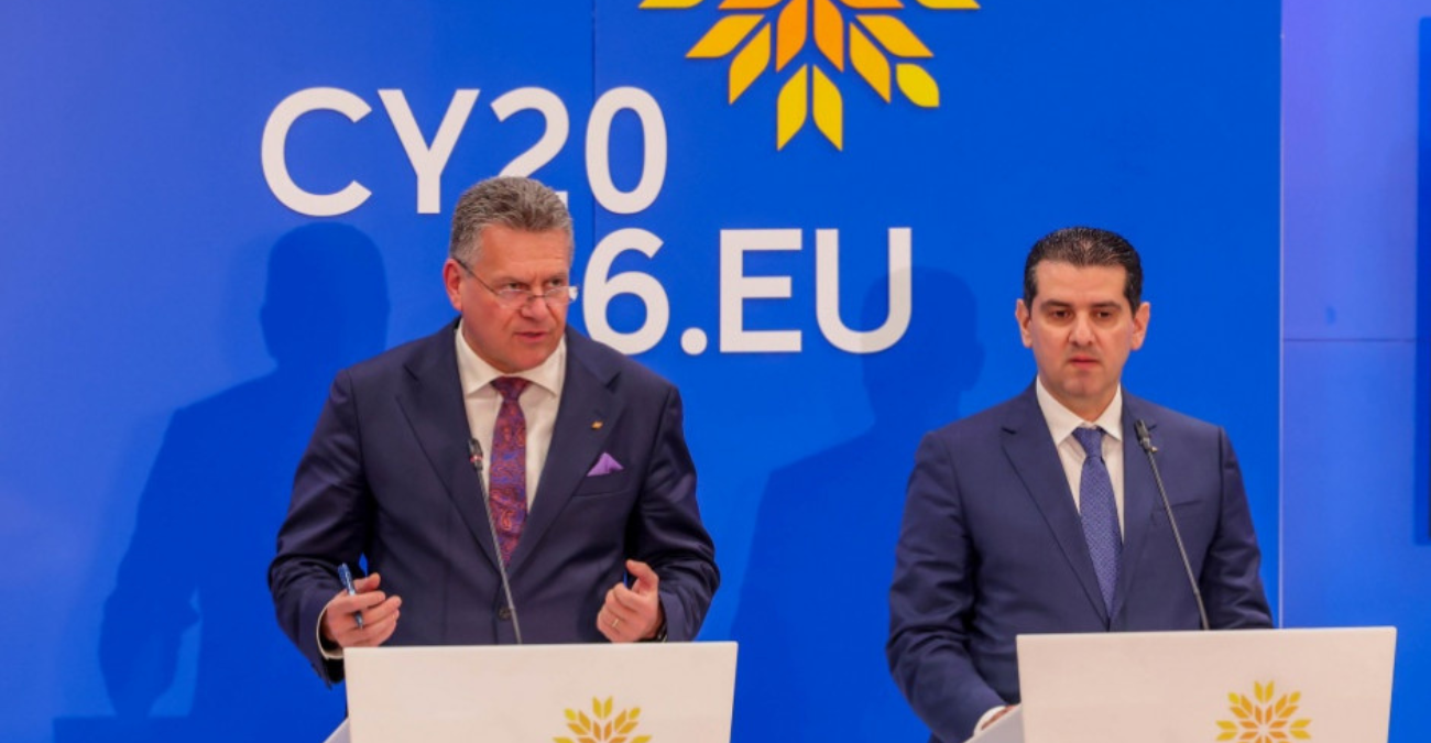 Σέφτσοβιτς: Επιτάχυνση Mercosur για να μην χάσουμε εκατομμύρια