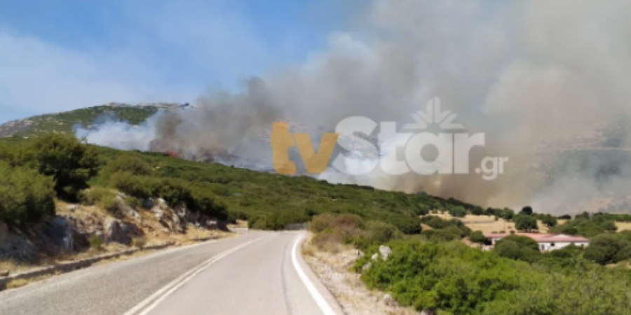 Δεν λένε να σταματήσουν οι φωτιές στην Ελλάδα - Πυρκαγιά στη Νότια Εύβοια