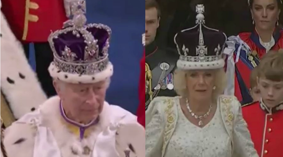Βασιλιάς Κάρολος – Καμίλα: Ολοκληρώθηκε η στέψη τους στο Αββαείο - Φώναζαν «God Save the King»