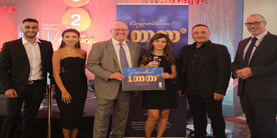 Τα Cyprus Casinos C2 καλωσόρισαν τον εκατομμυριοστό τους επισκέπτη