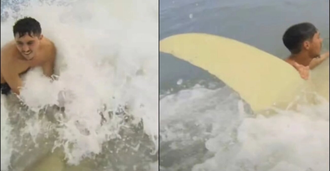 Η στιγμή που ατρόμητος ψαράς στις ΗΠΑ πιάνει μεγάλο καρχαρία με γυμνά χέρια και τον ελευθερώνει στη θάλασσα - Βίντεο