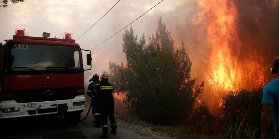 Πυρκαγιά σε δασική περιοχή της επαρχίας Λευκωσίας - Στην μάχη τα εναέρια μέσα 