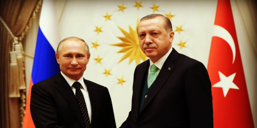 Τηλεφωνική επικοινωνία Πούτιν-Ερντογάν για τη Συρία