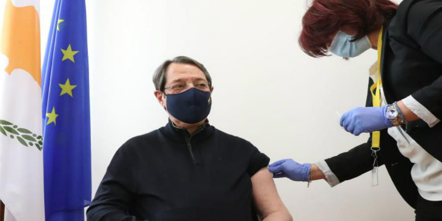 Πρόεδρος Αναστασιάδης: Αύριο λαμβάνει τη δεύτερη δόση του εμβολίου κατά του κορωνοϊού