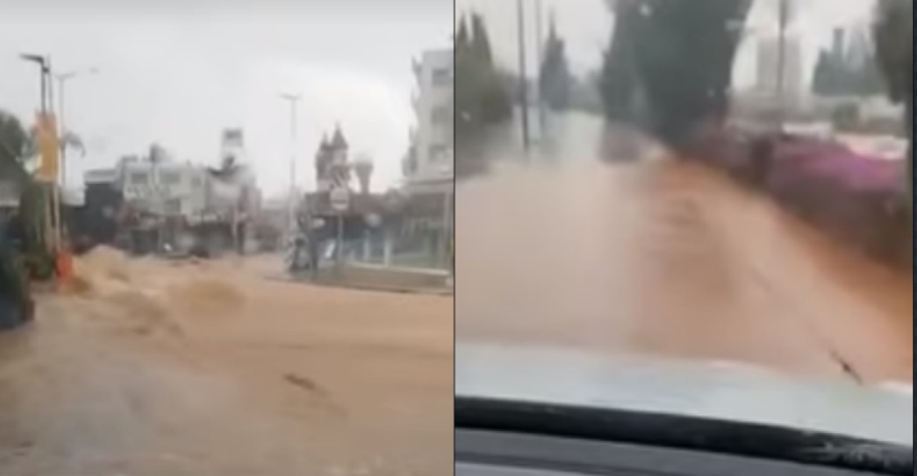 Έγιναν ποτάμια οι δρόμοι στην Επ. Αμμοχώστου – Δείτε ποιοι είναι κλειστοί – Βίντεο