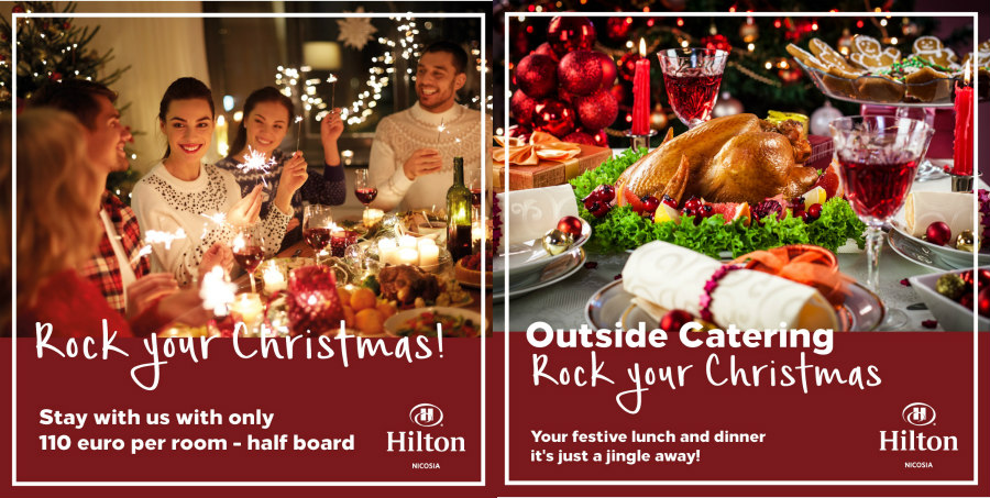 Και αυτά τα Χριστούγεννα είναι Hilton Nicosia 