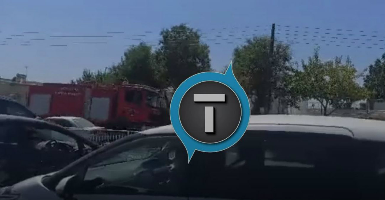 Στις φλόγες κάδος απορριμμάτων σε Δημοτικό στη Λάρνακα – Δείτε βίντεο