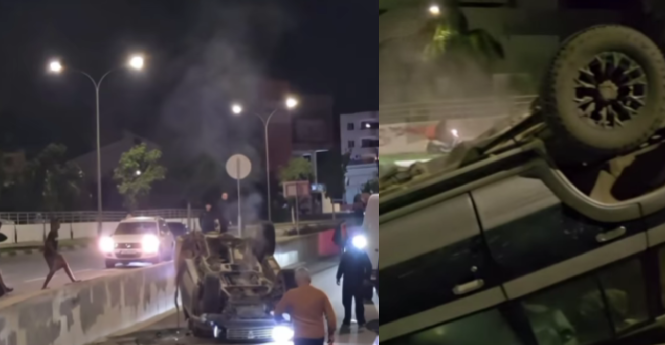 VIDEO: Εικόνες που κόβουν την ανάσα από την ανατροπή οχήματος στη Λάρνακα