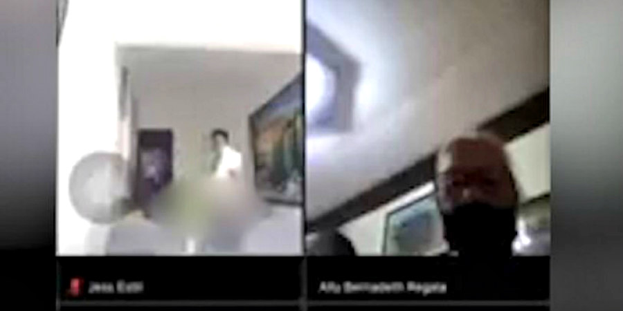 Πρόεδρος δημοτικού συμβουλίου άφησε την κάμερα ανοιχτή, ενώ ερωτοτροπούσε με την γραμματέα του -VIDEO