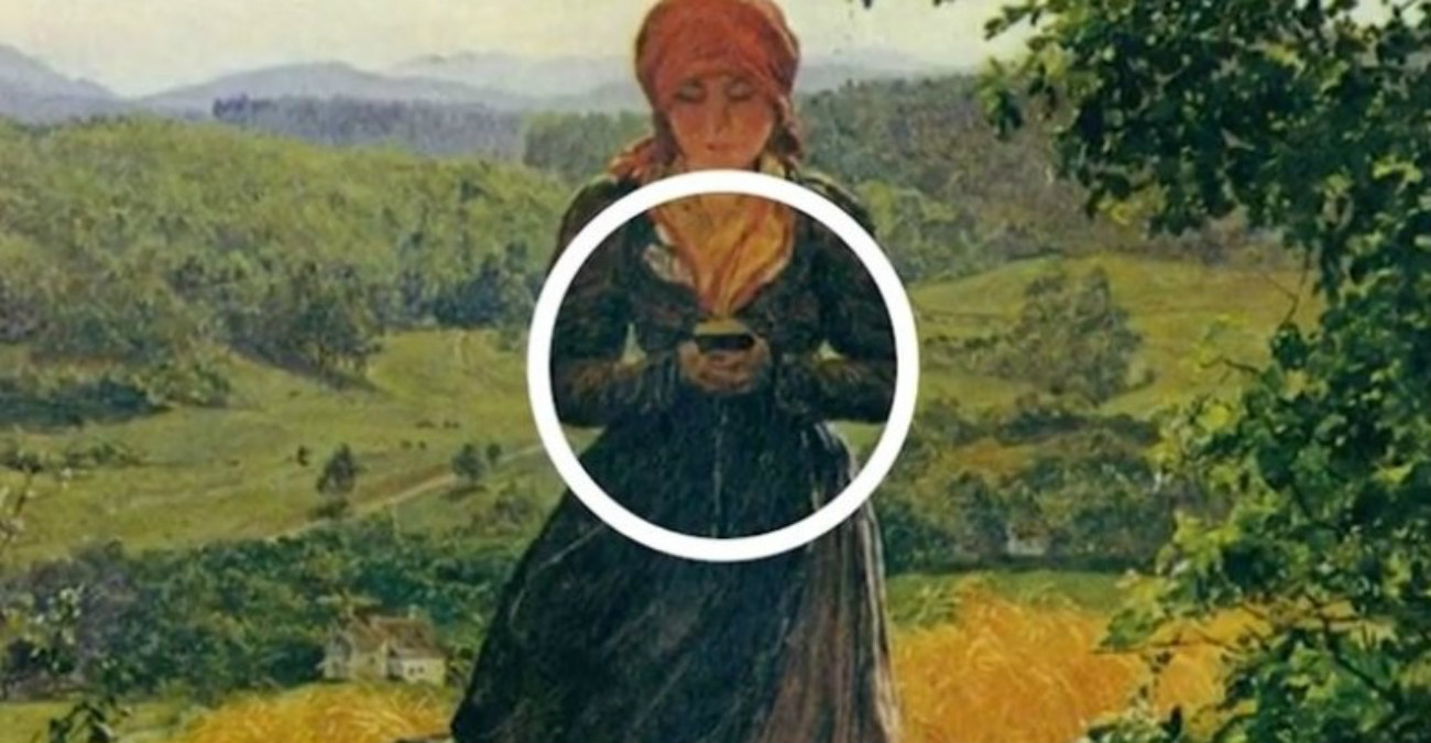 Απίστευτο: Πίνακας 150 ετών δείχνει γυναίκα να κρατάει iPhone -  θεωρία για ταξίδι στον χρόνο