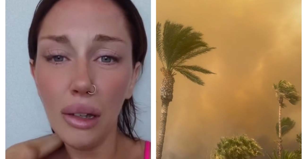 Τα δάκρυα τουρίστριας μετά τη διάσωσή της από τη φωτιά στη Ρόδο - Το «ευχαριστώ» σε Έλληνα κάτοικο