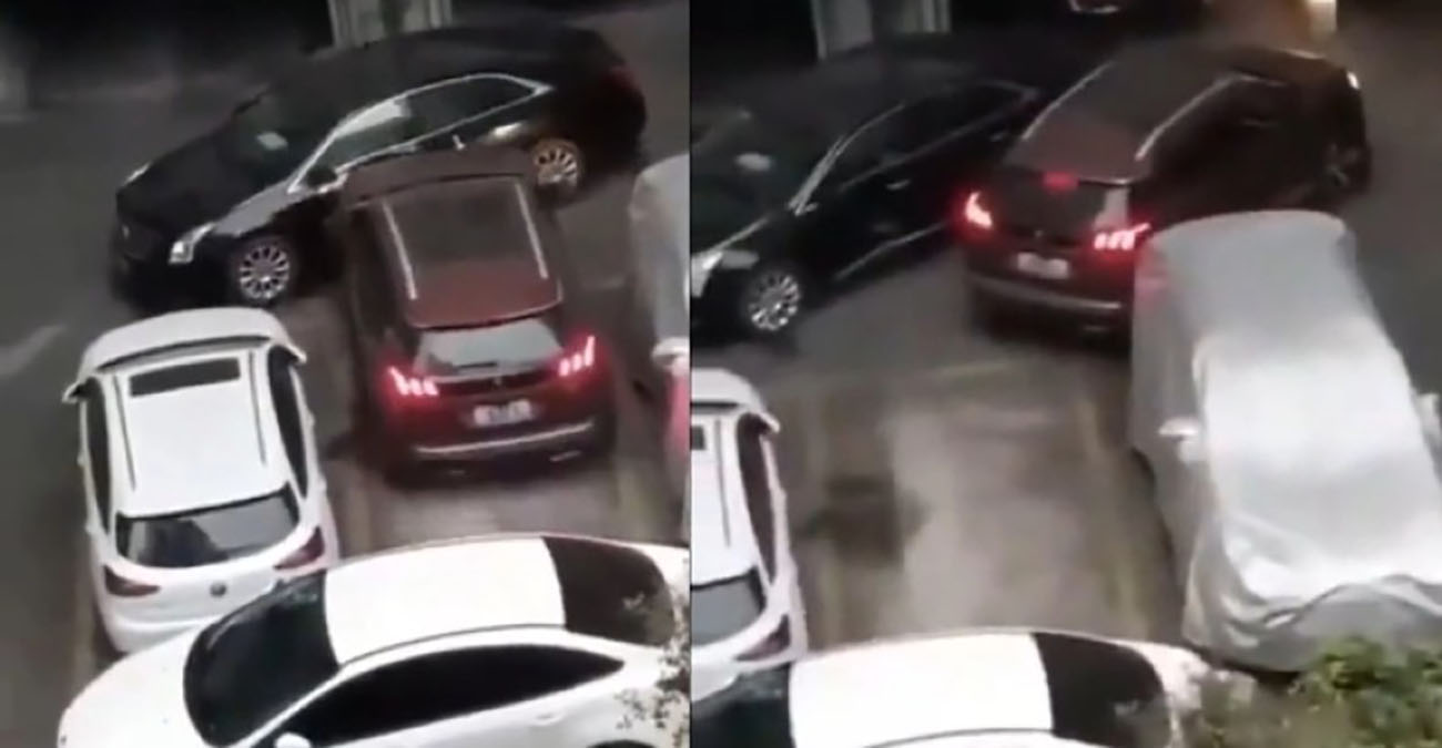 Οδηγός στο εξωτερικό χτύπησε επανειλημμένα αυτοκίνητο γιατί δεν μπορούσε να ξεπαρκάρει -Δείτε το βίντεο 