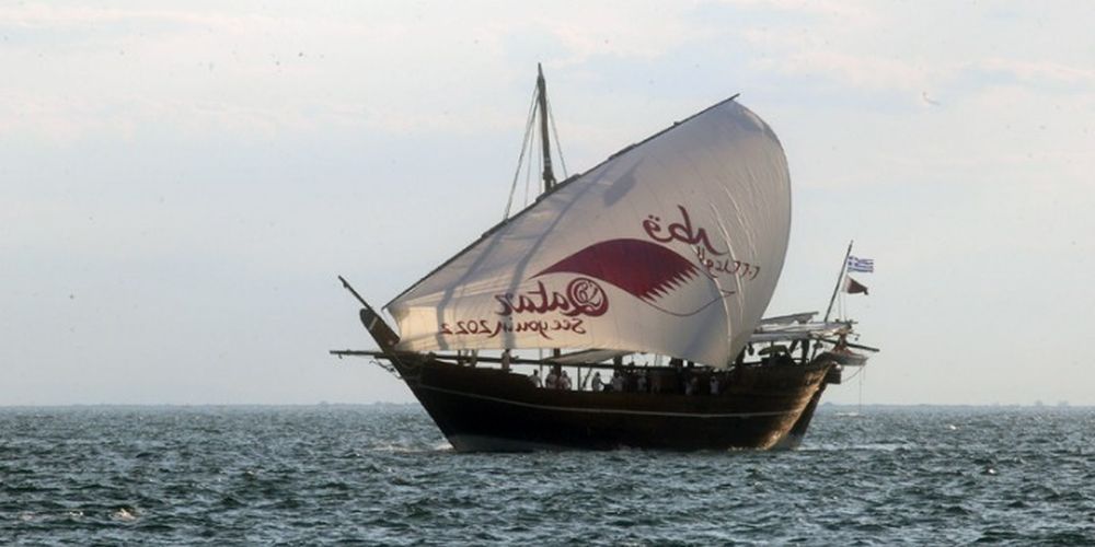 Στη Μύκονο το παραδοσιακό ξύλινο σκάφος από το Κατάρ