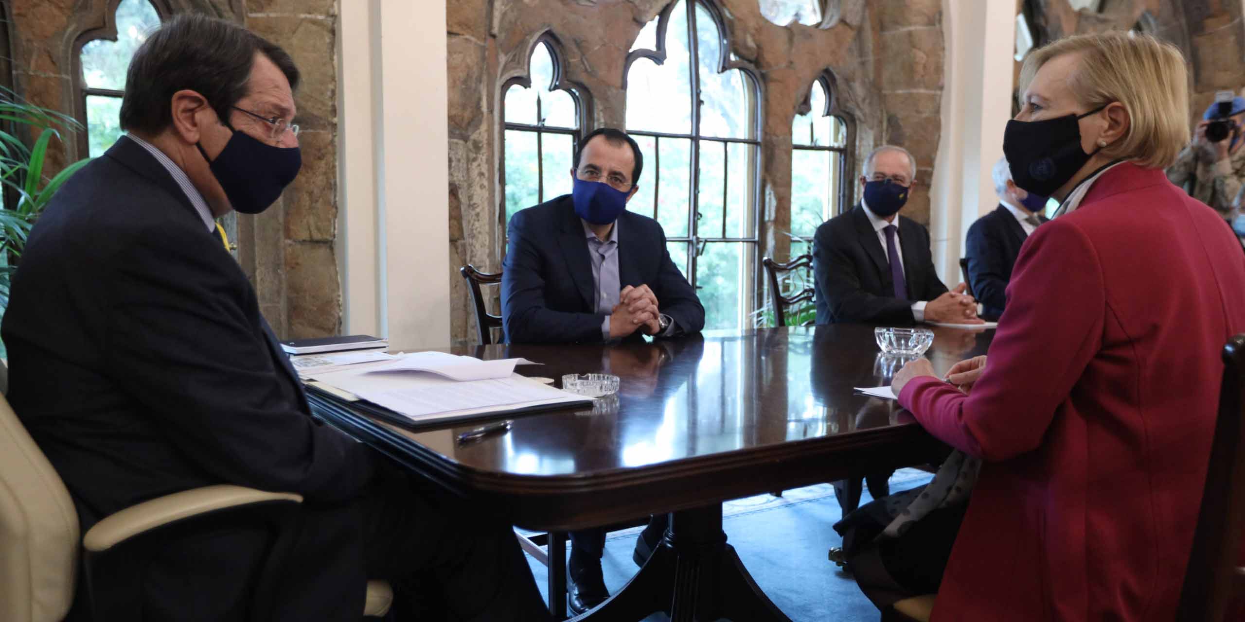 Συνάντηση Προέδρου Αναστασιάδη με Σπέχαρ ενόψει της αποχώρησης της