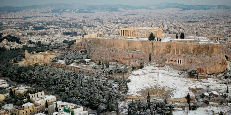 Μαγευτικές εικόνες – Χιόνισε μέχρι και στο κέντρο της Αθήνας - ΦΩΤΟΓΡΑΦΙΕΣ