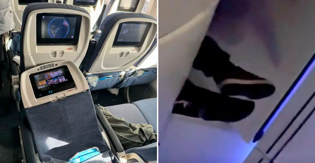 Σοκαριστικό βίντεο - Επιβάτης εκτινάχθηκε στο ντουλάπι χειραποσκευών από αναταράξεις σε  πτήση
